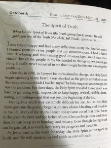 October 3,2020 The Spirit of Truth When He the truth of the spirit which is giving spirit comes he w
