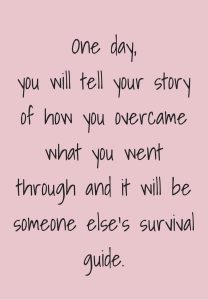 I felt this when I read it!!!! Everyone has a story, how will you write the next chapter???